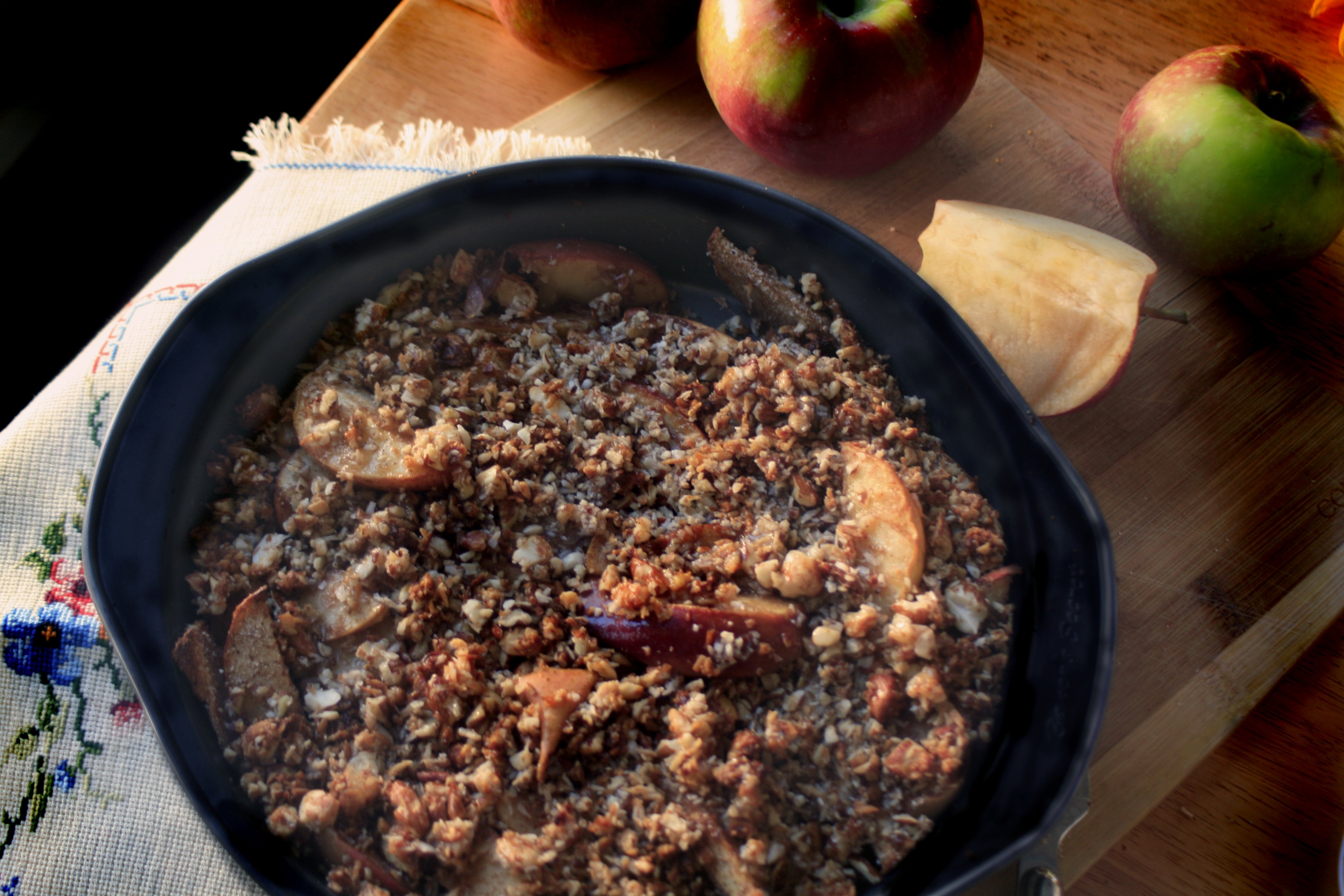 grain-free apple crisp