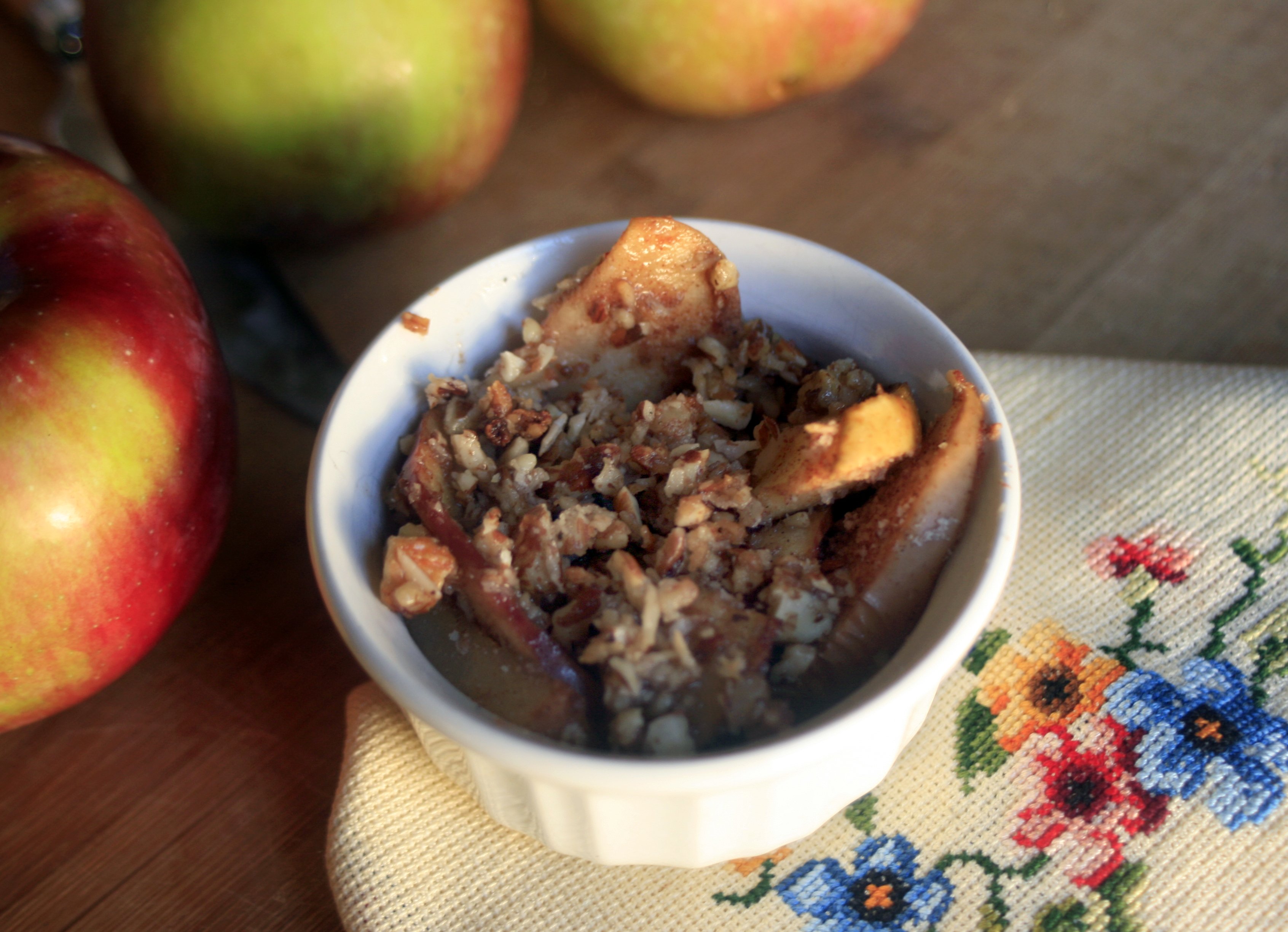 grain-free apple crisp