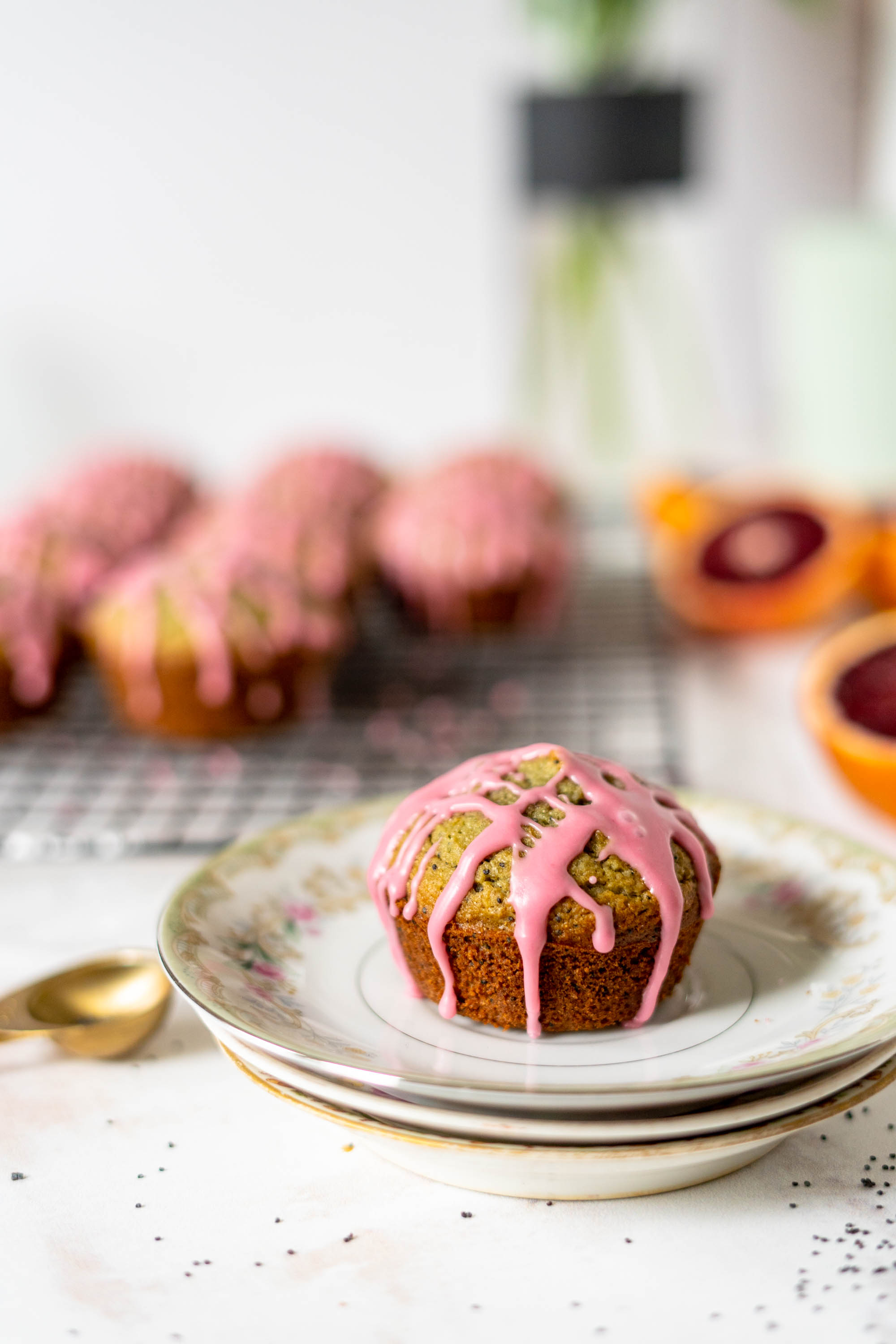 GlutenFree Blood Orange Poppy Seed Muffins Recipe Radiant Life