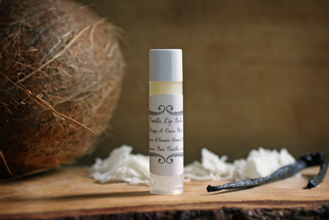 DIY Coconut Oil Vanilla Lip Balm | The Radiant Life Blog