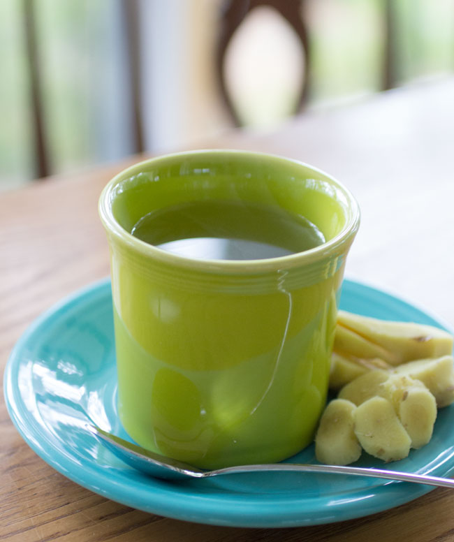 Homemade Fresh Ginger Tea | Radiant Life Blog