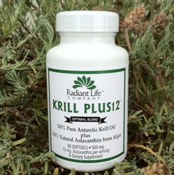 radiant life krill plus12