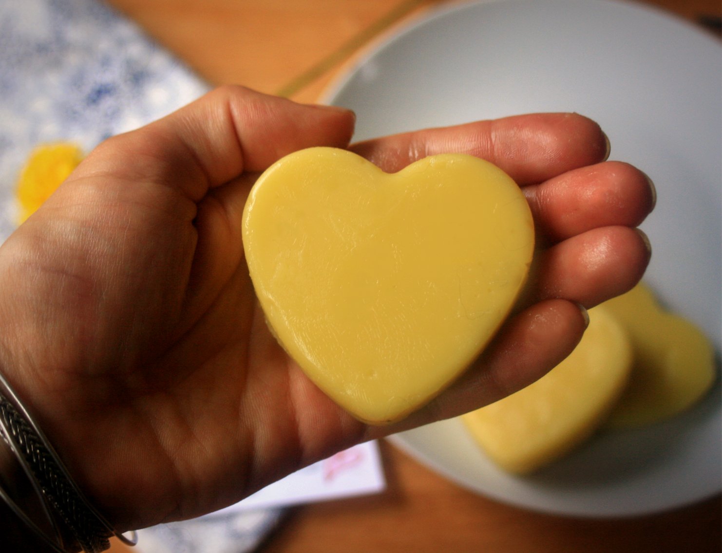 handmade coconut oil lotion bars